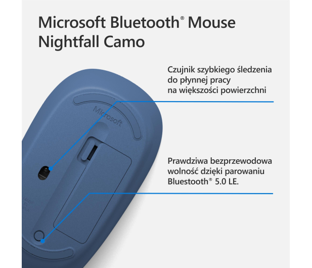 Microsoft Bluetooth Mouse Nightfall Camo - 695185 - zdjęcie 8